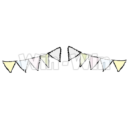 手書き「ガーランド」のCG・イラスト素材 W-023485