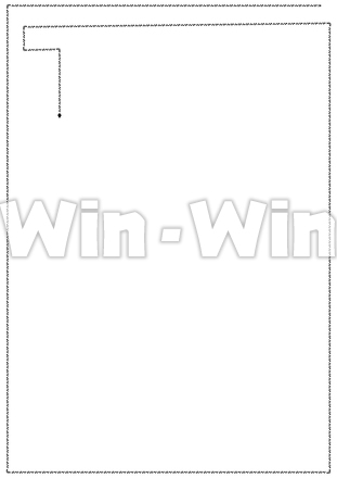 パターンブラシ　うさぎのシルエット素材 W-023031