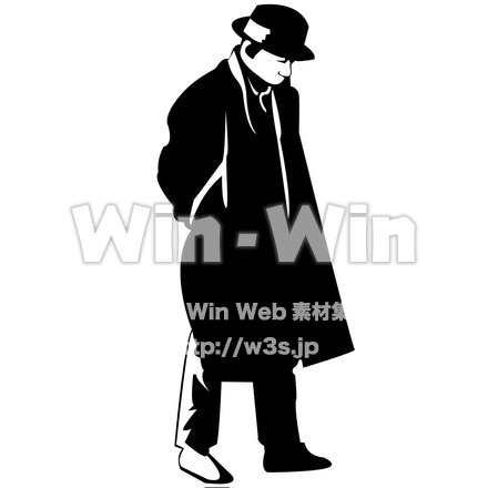 宮沢賢治のシルエット素材 W-023780