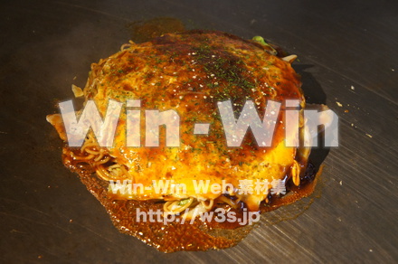 広島風お好み焼きの写真素材 W-022434