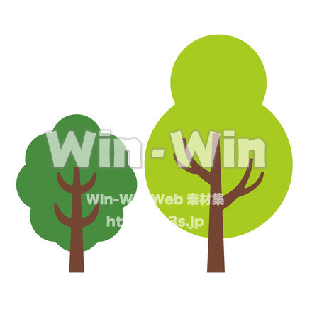 木のCG・イラスト素材 W-022497