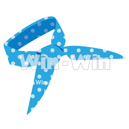 ウォータークールスカーフのCG・イラスト素材 W-022412