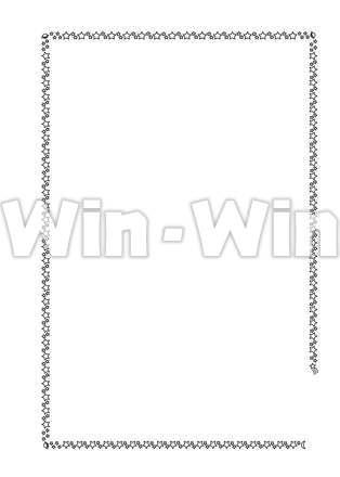 パターンブラシのシルエット素材 W-023384