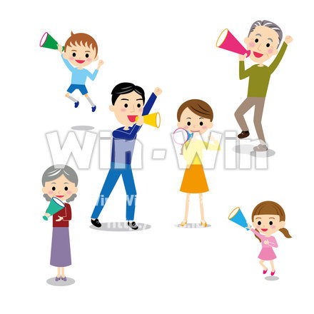 応援／Coaクラブ指定キャラクターのCG・イラスト素材 W-022828