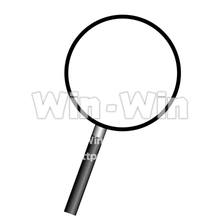 虫眼鏡のCG・イラスト素材 W-022319