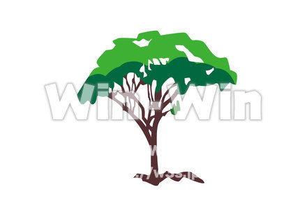 木のCG・イラスト素材 W-022683