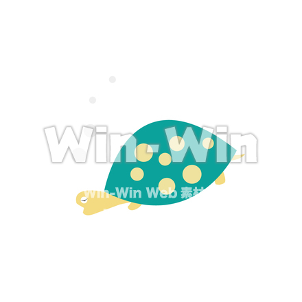 かめのCG・イラスト素材 W-023067