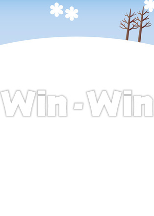 雪の丘のCG・イラスト素材 W-023404