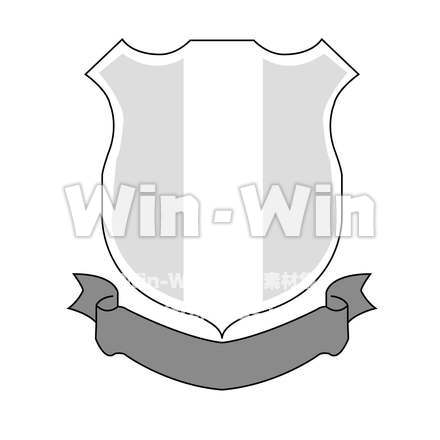 エンブレムのシルエット素材 W-023268