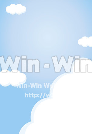 夏空と雲のCG・イラスト素材 W-022324