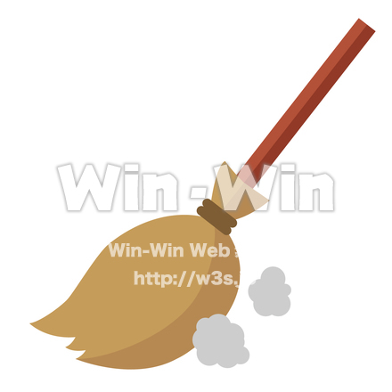 ほうきのCG・イラスト素材 W-022684