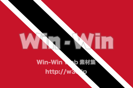 国旗「トリニダード・トバゴ」のCG・イラスト素材 W-023054