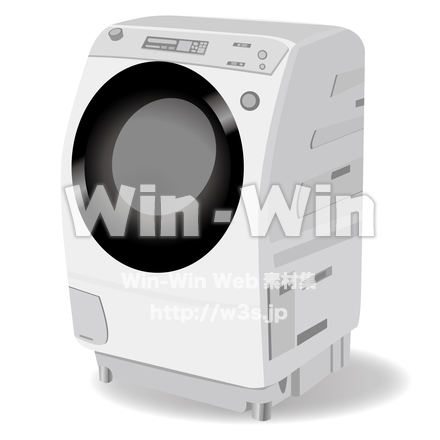 洗濯機のCG・イラスト素材 W-023115