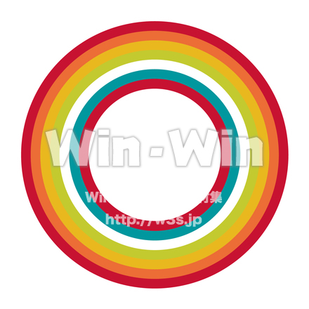 レインボーのCG・イラスト素材 W-023602