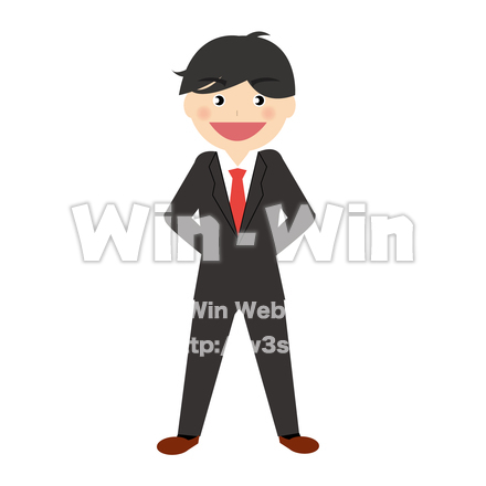 サラリーマンのCG・イラスト素材 W-023185