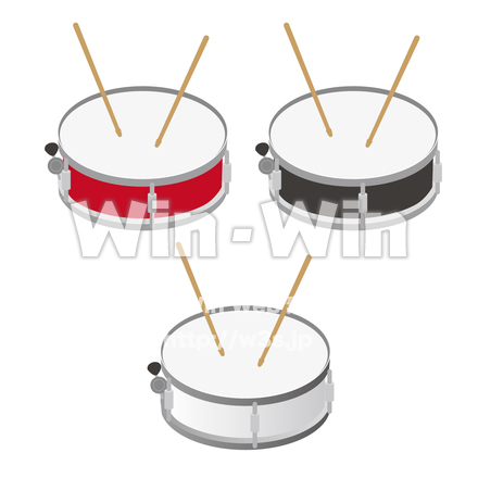 小太鼓のCG・イラスト素材 W-022516