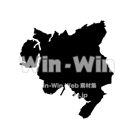 千葉県四街道市のシルエット素材 W-022805