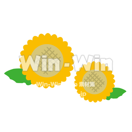 ひまわりのCG・イラスト素材 W-023470