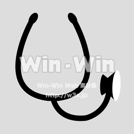 医療のシルエット素材 W-023172
