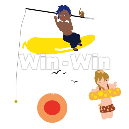 海上セットのCG・イラスト素材 W-023085