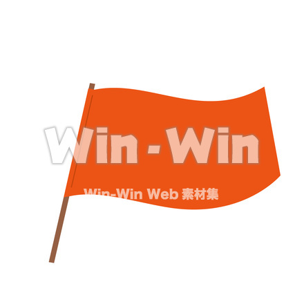 旗のCG・イラスト素材 W-022158