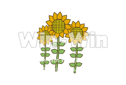 ひまわりのCG・イラスト素材 W-022573