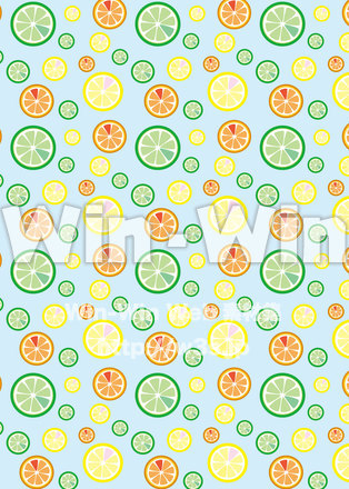 フルーツのパターンのCG・イラスト素材 W-022788