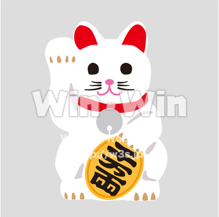 招き猫のCG・イラスト素材 W-022601