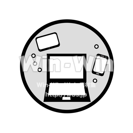 ITのシルエット素材 W-022919