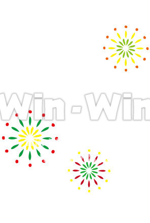 花火のCG・イラスト素材 W-022709