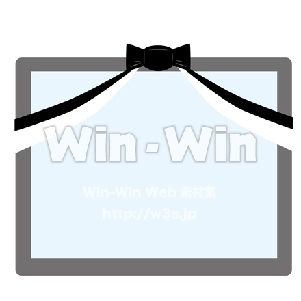 遺影額のCG・イラスト素材 W-022698