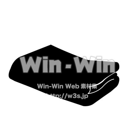 タオルのシルエット素材 W-023343
