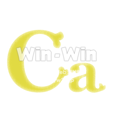 カルシウム文字のCG・イラスト素材 W-022181