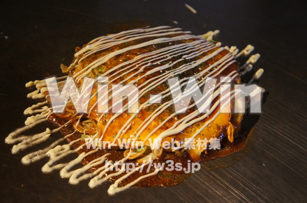 広島風お好み焼きの写真素材 W-022433