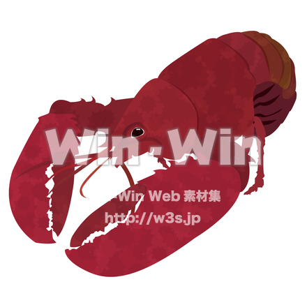 ロブスターのCG・イラスト素材 W-023058