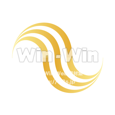 波マークのCG・イラスト素材 W-022508