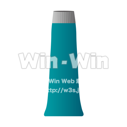 塗り薬のCG・イラスト素材 W-022733