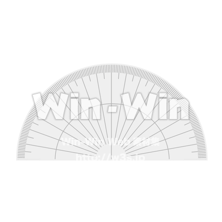 分度器のCG・イラスト素材 W-022390