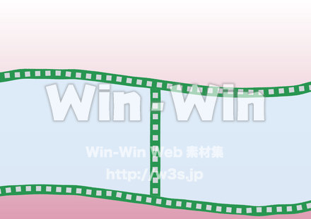 フィルム背景のイラストのCG・イラスト素材 W-022618