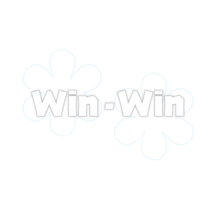 お花みたいな雲のCG・イラスト素材 W-023390