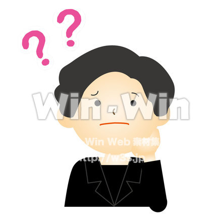 困ったのCG・イラスト素材 W-022862