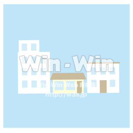 建物ブラシのCG・イラスト素材 W-022159