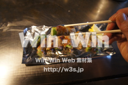 アスパラ豚巻きの写真素材 W-022417