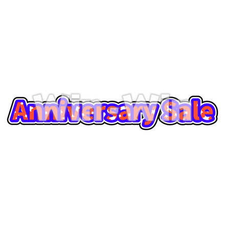 Anniversary SaleのCG・イラスト素材 W-023164
