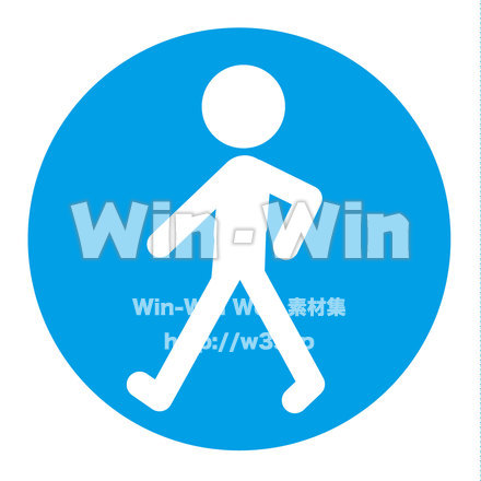 歩くのCG・イラスト素材 W-022478