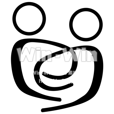 福祉マークのシルエット素材 W-022979