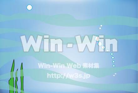 暑中見舞い-　　背景のCG・イラスト素材 W-022375