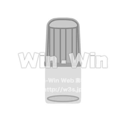 点眼容器のシルエット素材 W-022756