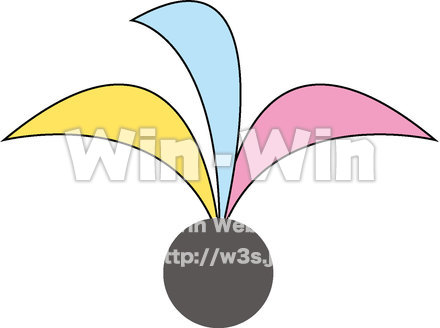 羽根つきの羽根のCG・イラスト素材 W-023657