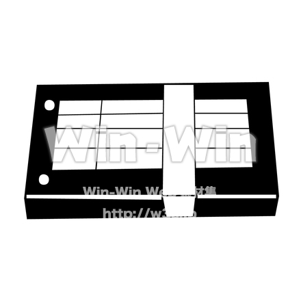 会葬カードのシルエット素材 W-023210